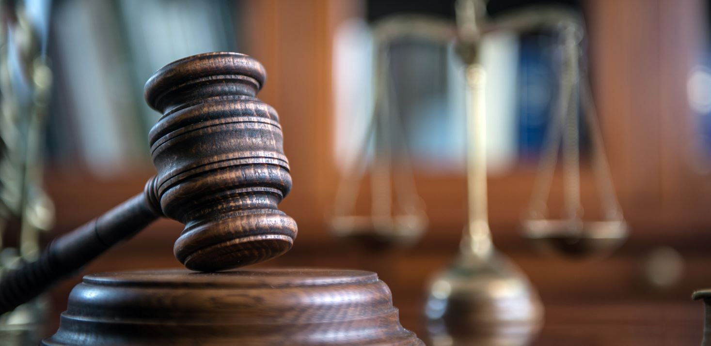 gavel on desk